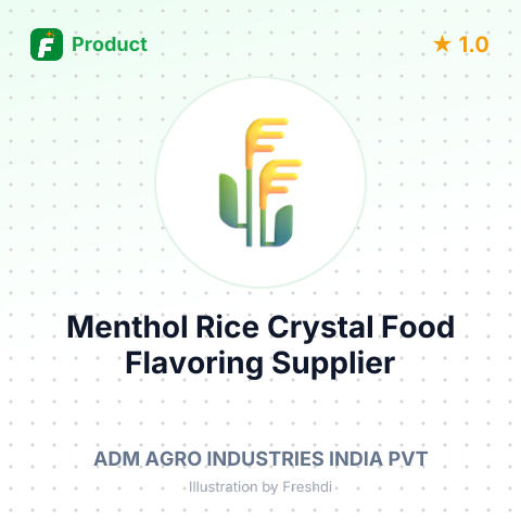 Menthol Rice Crystal Food Flavoring – summary card, no photo uploaded yet