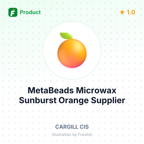 MetaBeads Microwax Sunburst Orange – summary card, no photo uploaded yet