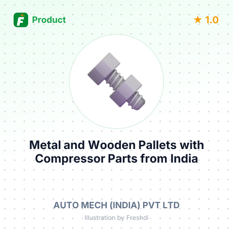 Metal and Wooden Pallets with Compressor Parts – summary card, no photo uploaded yet