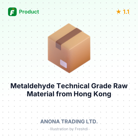 Metaldehyde Technical Grade Raw Material – summary card, no photo uploaded yet