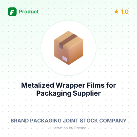 Metalized Wrapper Films for Packaging – summary card, no photo uploaded yet