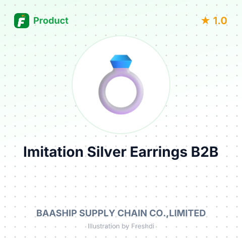 Metallic Imitation Silver Pearl Hoop Earrings Set – summary card, no photo uploaded yet