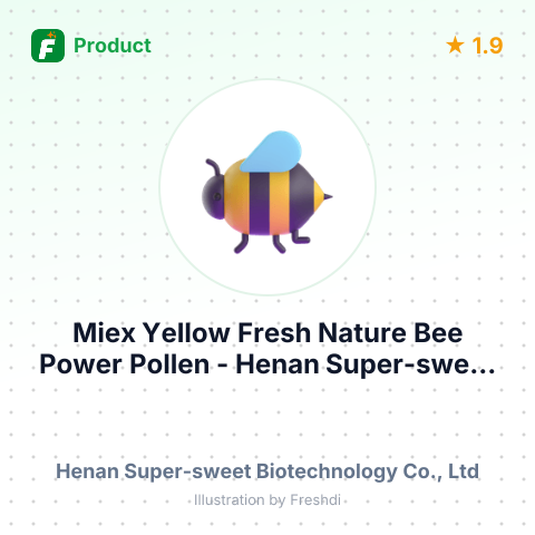 Miex Yellow Fresh Nature Bee Power Pollen – summary card, no photo uploaded yet