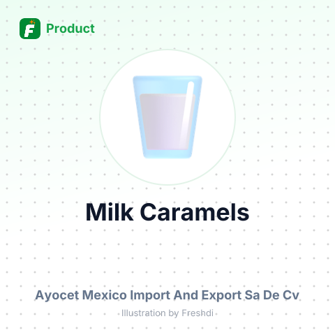 Milk Caramels – summary card, no photo uploaded yet