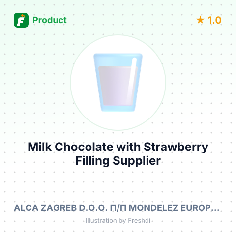 Milk Chocolate with Strawberry Filling – summary card, no photo uploaded yet
