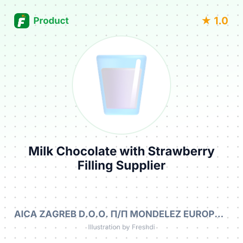 Milk Chocolate with Strawberry Filling – summary card, no photo uploaded yet
