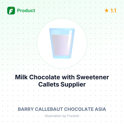 Milk Chocolate with Sweetener Callets – summary card, no photo uploaded yet