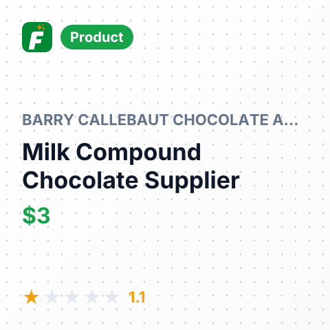 Milk Compound Chocolate – summary card, no photo uploaded yet
