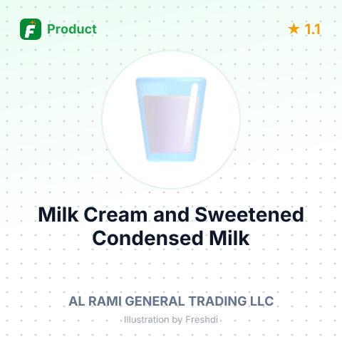 Milk Cream and Sweetened Condensed Milk – summary card, no photo uploaded yet