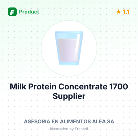 Milk Protein Concentrate 1700 – product summary card, no photo uploaded yet