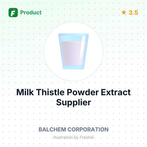 Milk Thistle Powder Extract – product summary card, no photo uploaded yet
