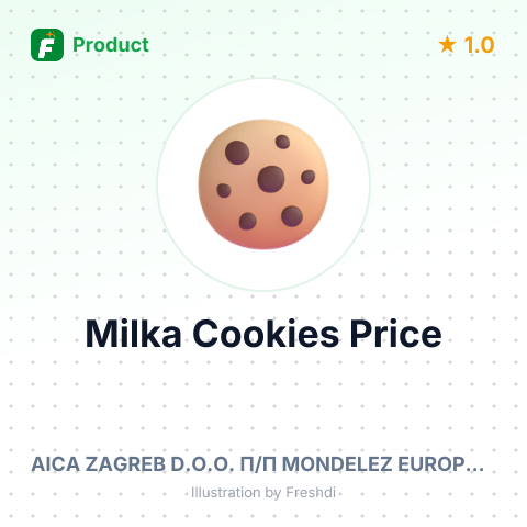 Milka Choco Pause Cookies with Milk Chocolate Filling – summary card, no photo uploaded yet