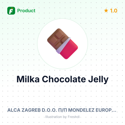 Milka Chocolate Jelly – summary card, no photo uploaded yet