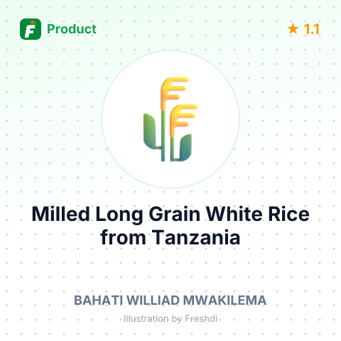 Milled Long Grain White Rice – summary card, no photo uploaded yet