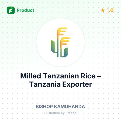 Milled Tanzanian Rice – summary card, no photo uploaded yet