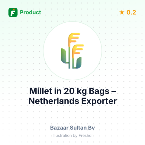 Millet in 20 kg Bags – summary card, no photo uploaded yet
