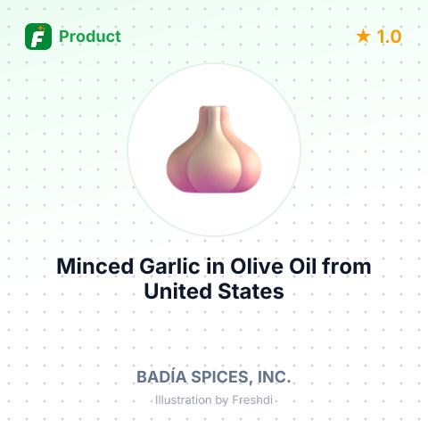 Minced Garlic in Olive Oil – summary card, no photo uploaded yet