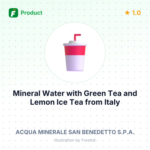 Mineral Water with Green Tea and Lemon Ice Tea – summary card, no photo uploaded yet