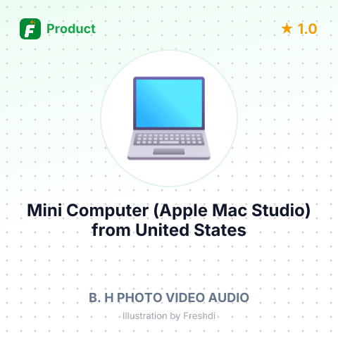Mini Computer (Apple Mac Studio) – summary card, no photo uploaded yet
