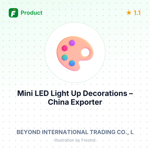 Mini LED Light Up Decorations – summary card, no photo uploaded yet