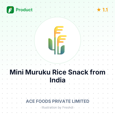 Mini Muruku Rice Snack – summary card, no photo uploaded yet