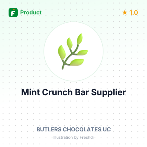 Mint Crunch Bar – summary card, no photo uploaded yet