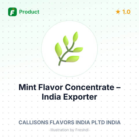 Mint Flavor Concentrate – summary card, no photo uploaded yet