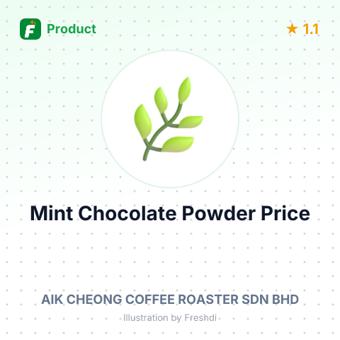 Mint Flavored Chocolate Powder – summary card, no photo uploaded yet