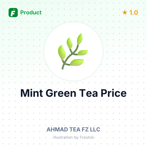Mint Green Tea – summary card, no photo uploaded yet