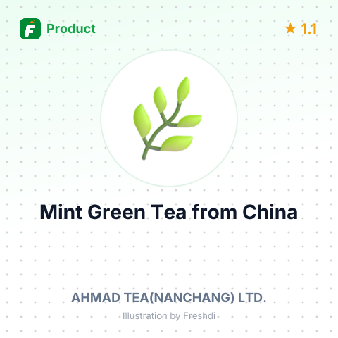 Mint Green Tea – summary card, no photo uploaded yet