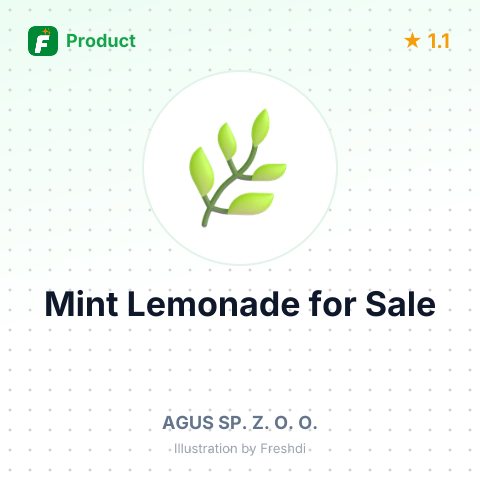 Mint Lemonade – summary card, no photo uploaded yet