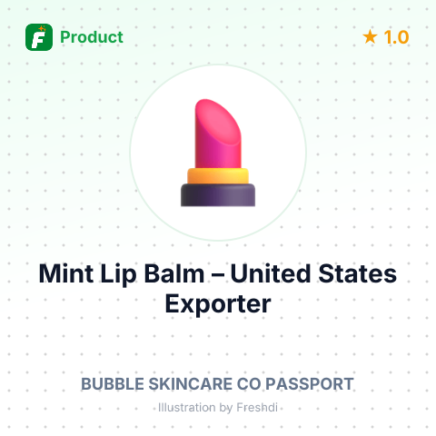 Mint Lip Balm – summary card, no photo uploaded yet