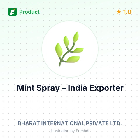 Mint Spray – summary card, no photo uploaded yet