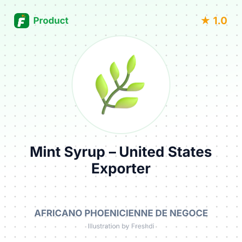 Mint Syrup – summary card, no photo uploaded yet