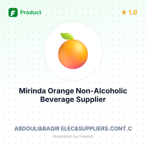 Mirinda Orange Non-Alcoholic Beverage – summary card, no photo uploaded yet