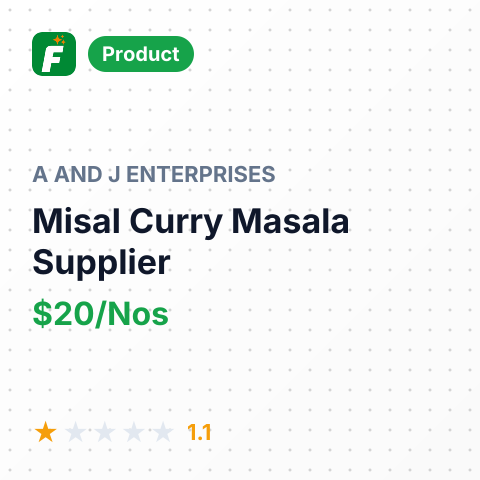 Misal Curry Masala – summary card, no photo uploaded yet