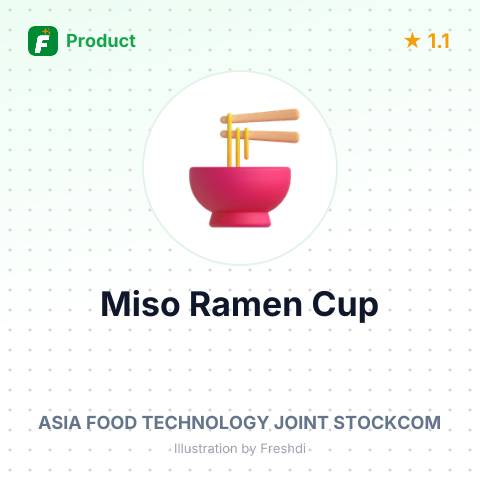 Miso Ramen Cup – summary card, no photo uploaded yet