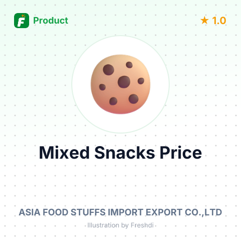 Mixed Asian Snack Products – summary card, no photo uploaded yet