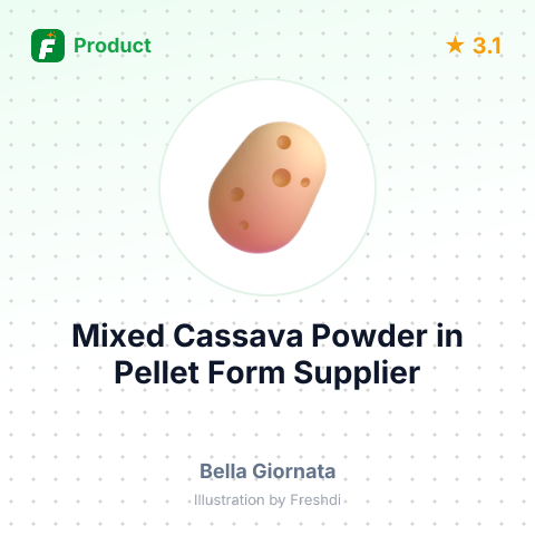 Mixed Cassava Powder in Pellet Form – summary card, no photo uploaded yet