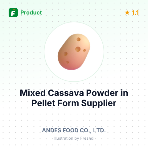 Mixed Cassava Powder in Pellet Form – summary card, no photo uploaded yet