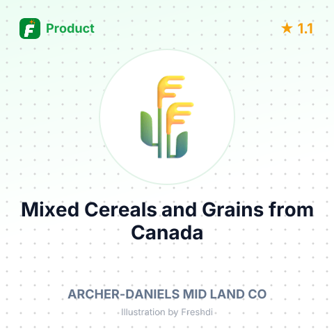 Mixed Cereals and Grains – product summary card, no photo uploaded yet