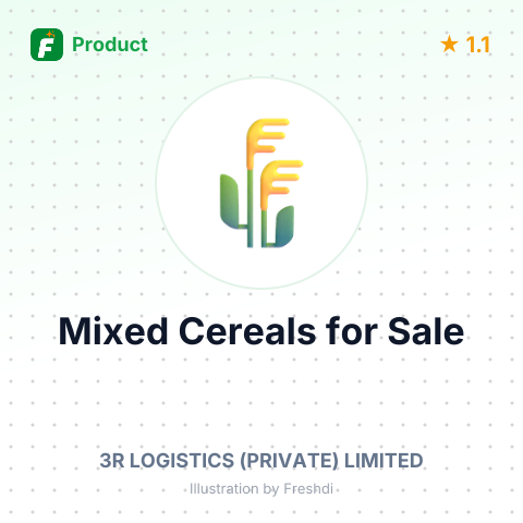 Mixed Cereals and Grains – product summary card, no photo uploaded yet