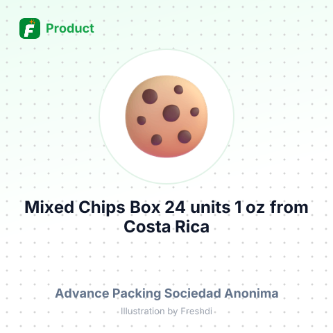 Mixed Chips Box 24 units 1 oz – summary card, no photo uploaded yet