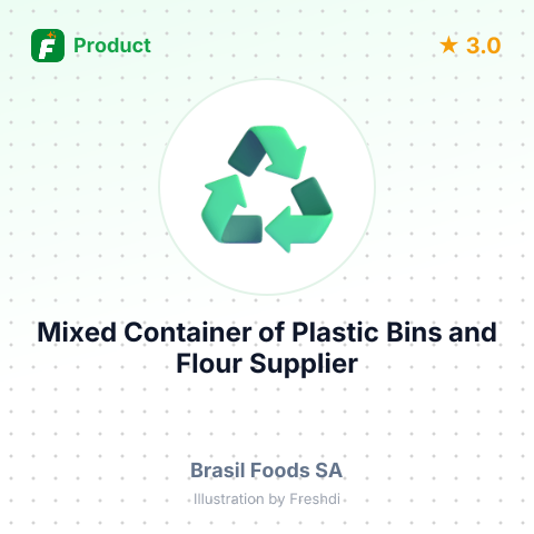 Mixed Container of Plastic Bins and Flour – summary card, no photo uploaded yet