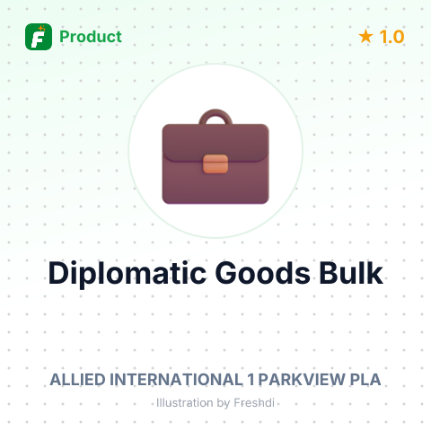 Mixed Diplomatic Goods – summary card, no photo uploaded yet