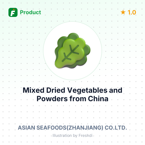 Mixed Dried Vegetables and Powders – summary card, no photo uploaded yet