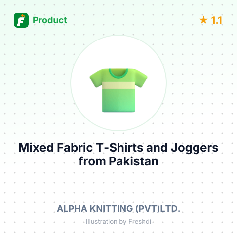 Mixed Fabric T-Shirts and Joggers – summary card, no photo uploaded yet