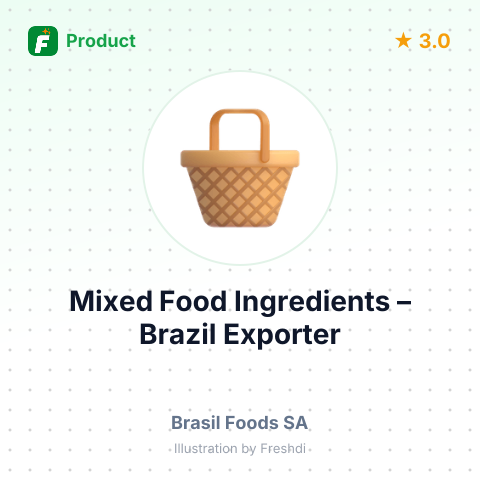 Mixed Food Ingredients – summary card, no photo uploaded yet