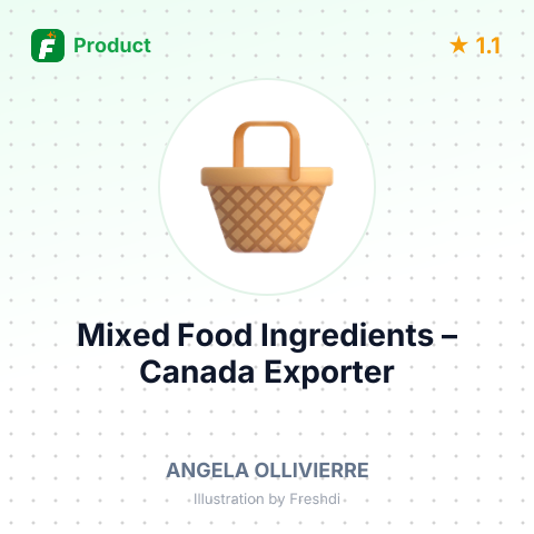 Mixed Food Ingredients – summary card, no photo uploaded yet