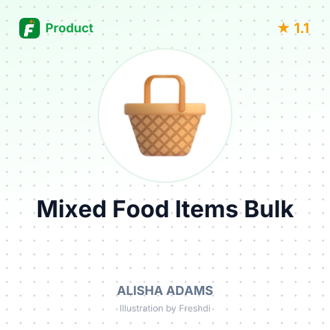 Mixed Food Items – summary card, no photo uploaded yet